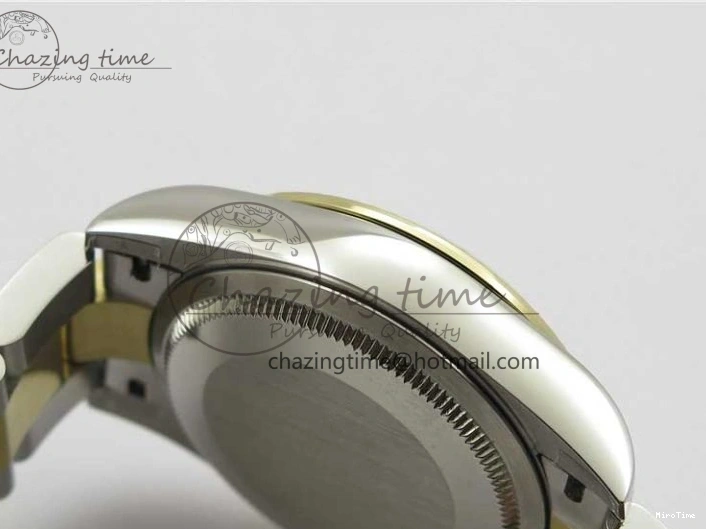 MiroTime 0127 SoftTouch Datejust 31mm 278273 SS YG BP Maker Best Edition Gray Diamonds Dial on SS YG Oyster Bracelet 2715